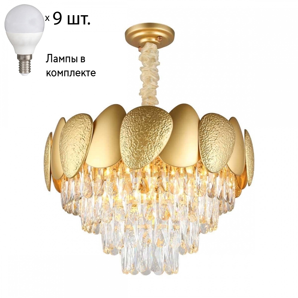 

Люстра подвесная с лампочками Omnilux OML-66903-09+Lamps