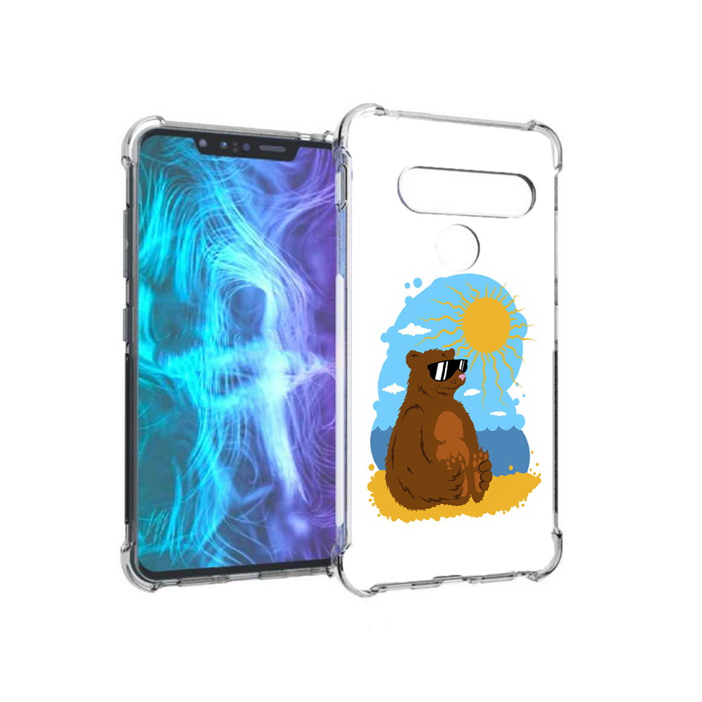 

Чехол MyPads Tocco для LG G8 медведь на чиле (PT135945.77.468), Tocco