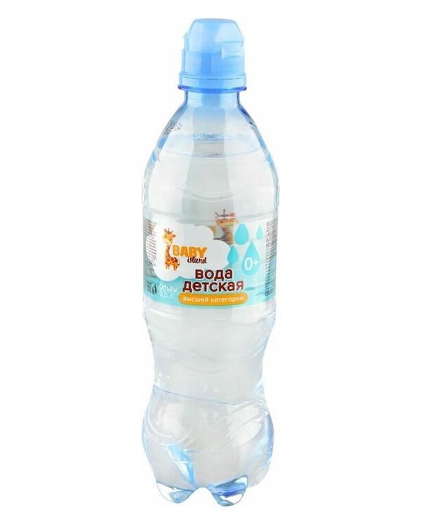 Вода питьевая детская О'кей Baby island негазированная с рождения 0,33 л