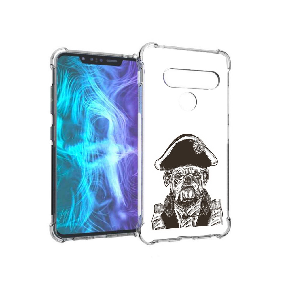 

Чехол MyPads Tocco для LG G8 мопс генерал (PT135945.77.483), Tocco
