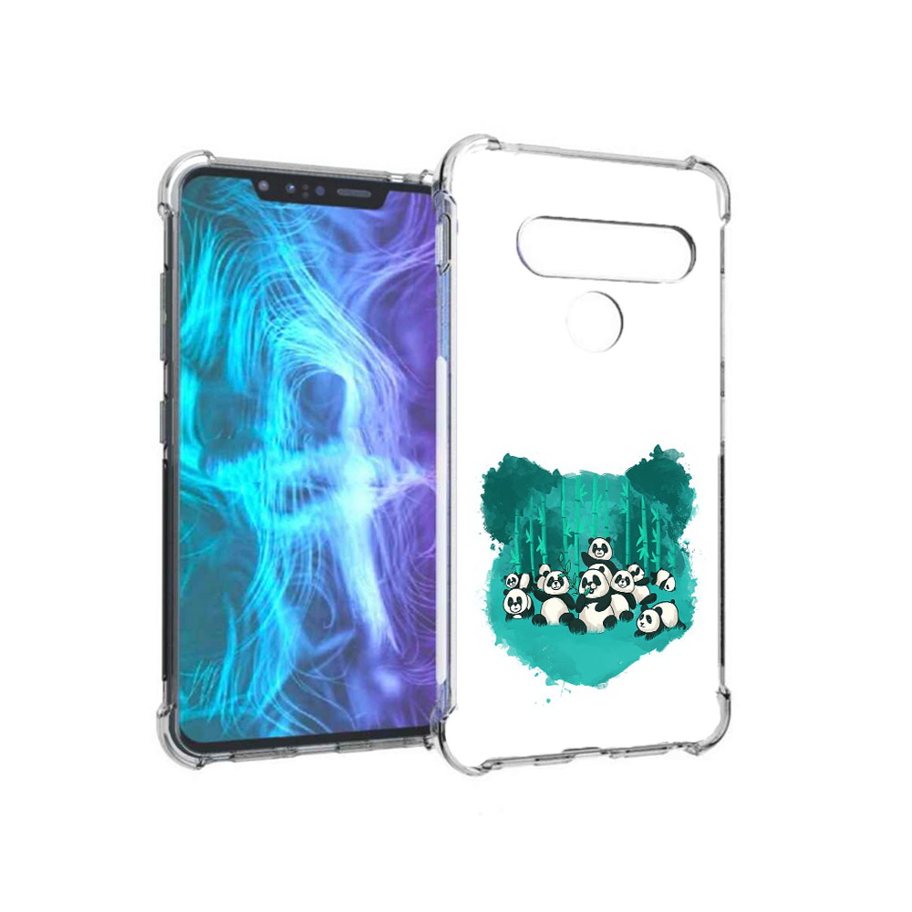 

Чехол MyPads Tocco для LG G8 нарисованные панды (PT135945.77.508), Tocco