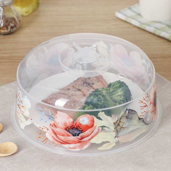 

Крышка для СВЧ, «Деко. Маки», d=24,5 см