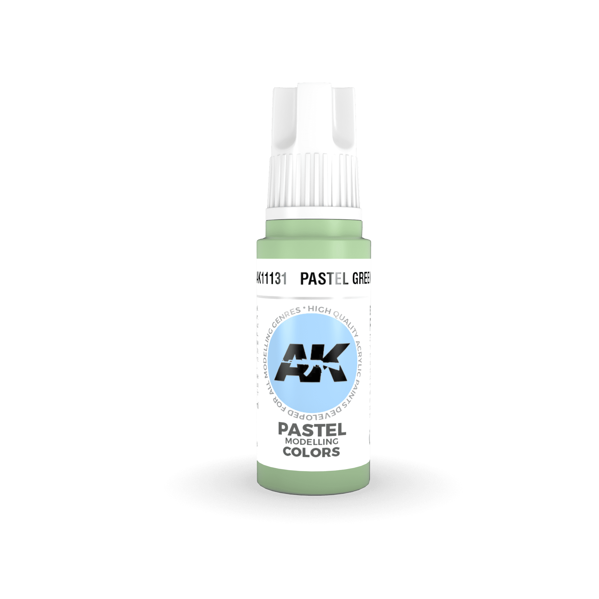 фото Краска акриловая ak interactive 3rd generation pastel green, 17 мл