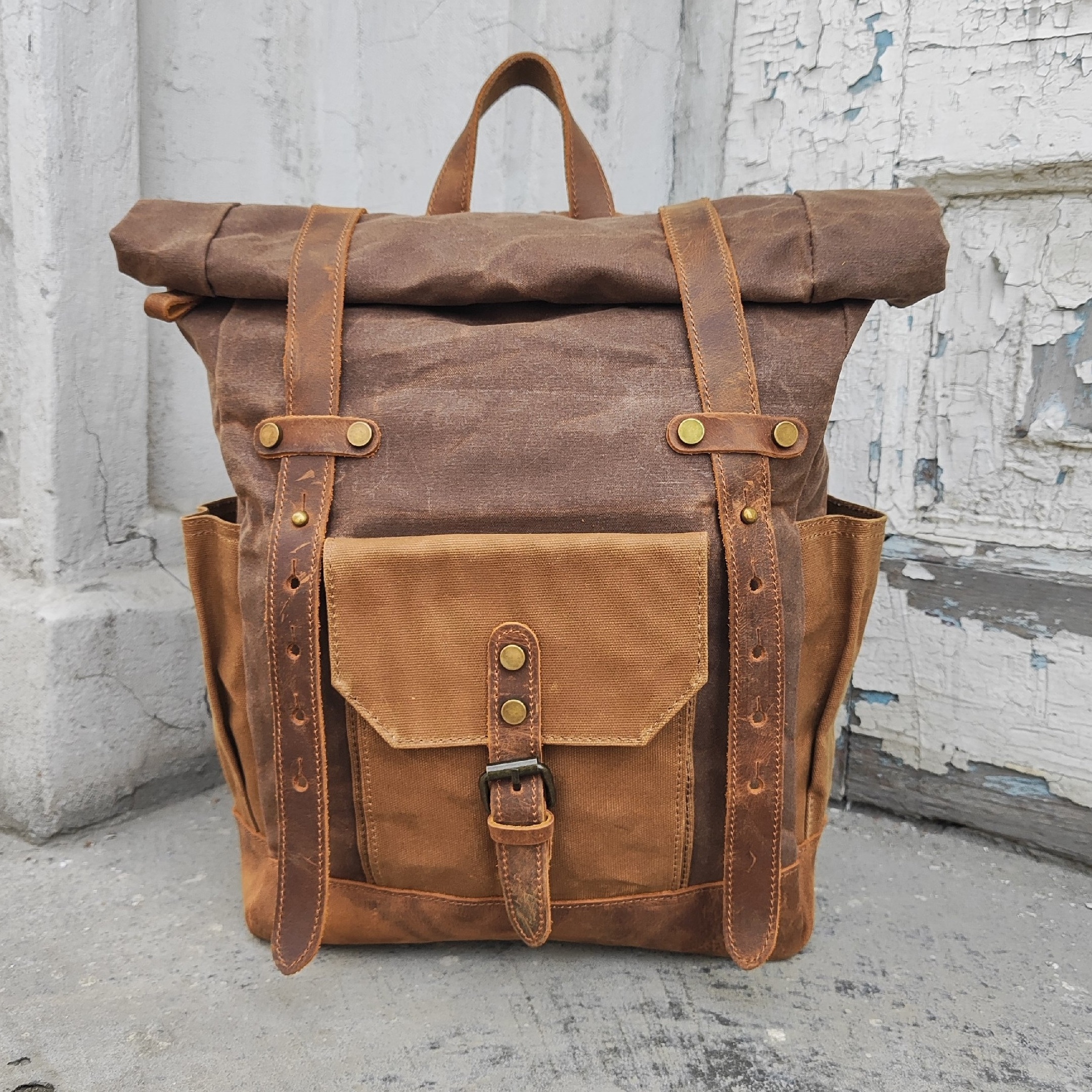 Рюкзак унисекс Orlen pack KS-02 коричневый, 42х28х12 см