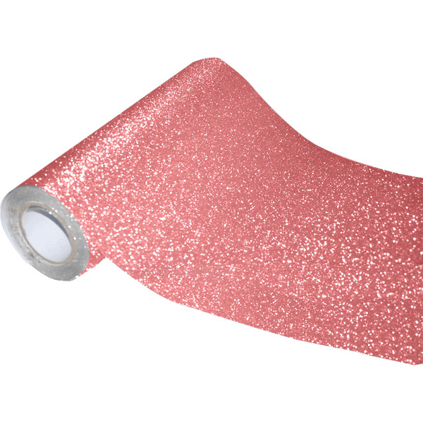 Пленка самоклеящаяся deVENTE в рулоне ПП терракотово-розовый с блестками 45х100 см