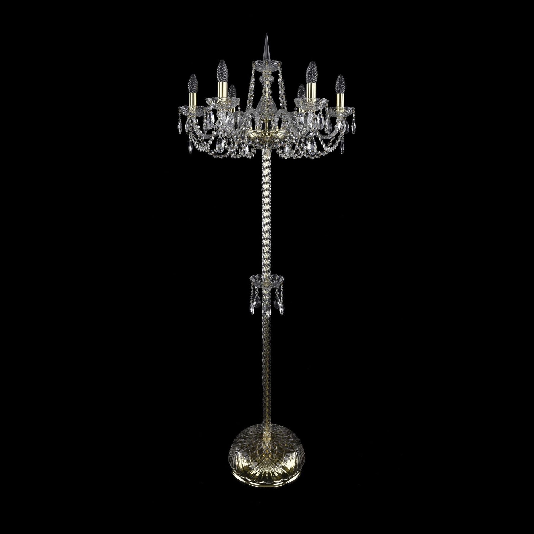 

Торшер Bohemia Ivele Crystal 1402T2/6/195-160 G, 1402T2/6/195-160 G