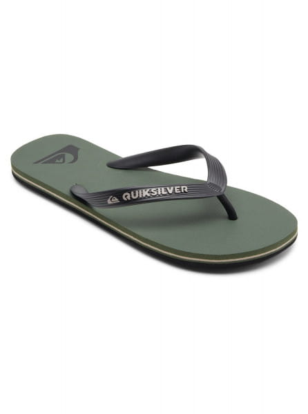 фото Шлепанцы мужские quiksilver aqyl100601-xgkg зеленые 43 eu