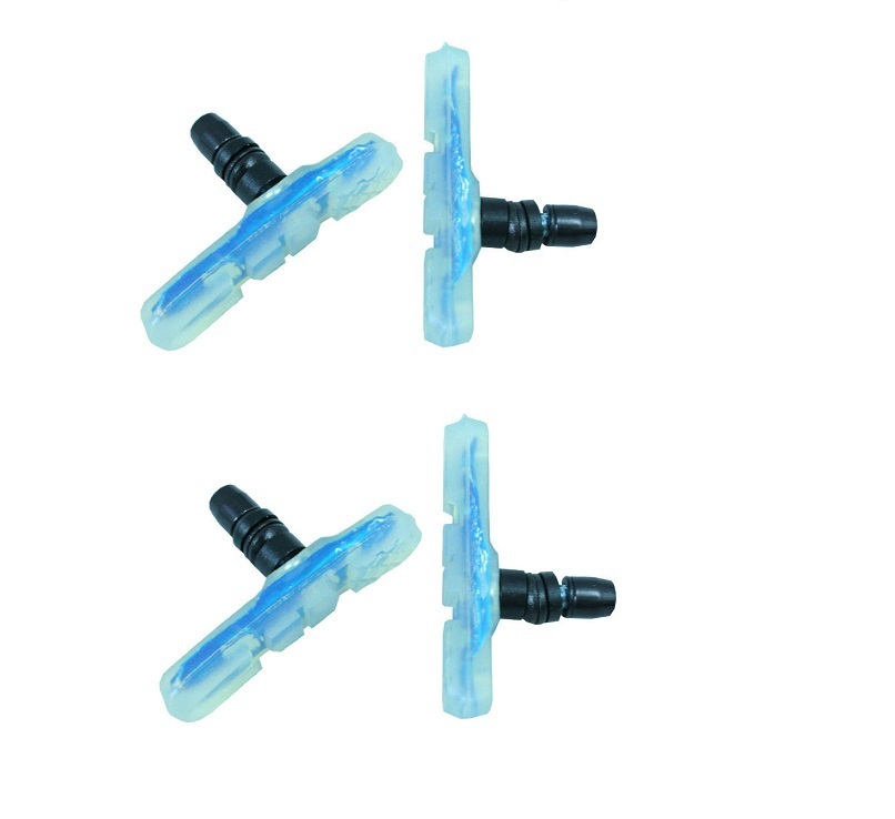 

Колодки тормозные для велосипеда V-brake "BARADINE" 72мм MTB-960V clear (зеленые)
