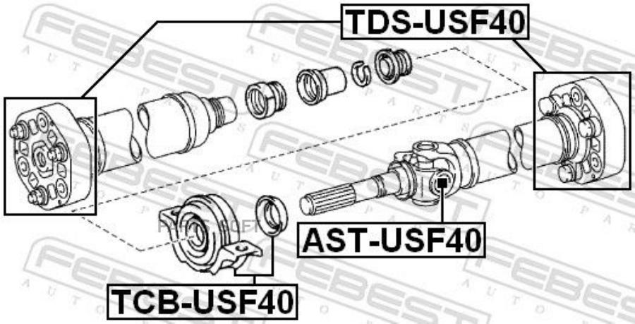 

Муфта кардан.вала LEXUS LS460/460L USF40 2006-2009