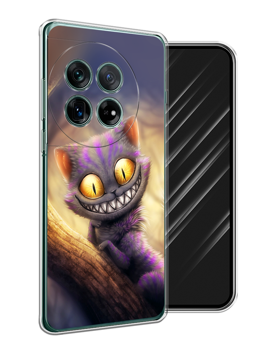

Чехол Awog на OnePlus 12 "Cheshire Cat", Фиолетовый;желтый, 154450-1
