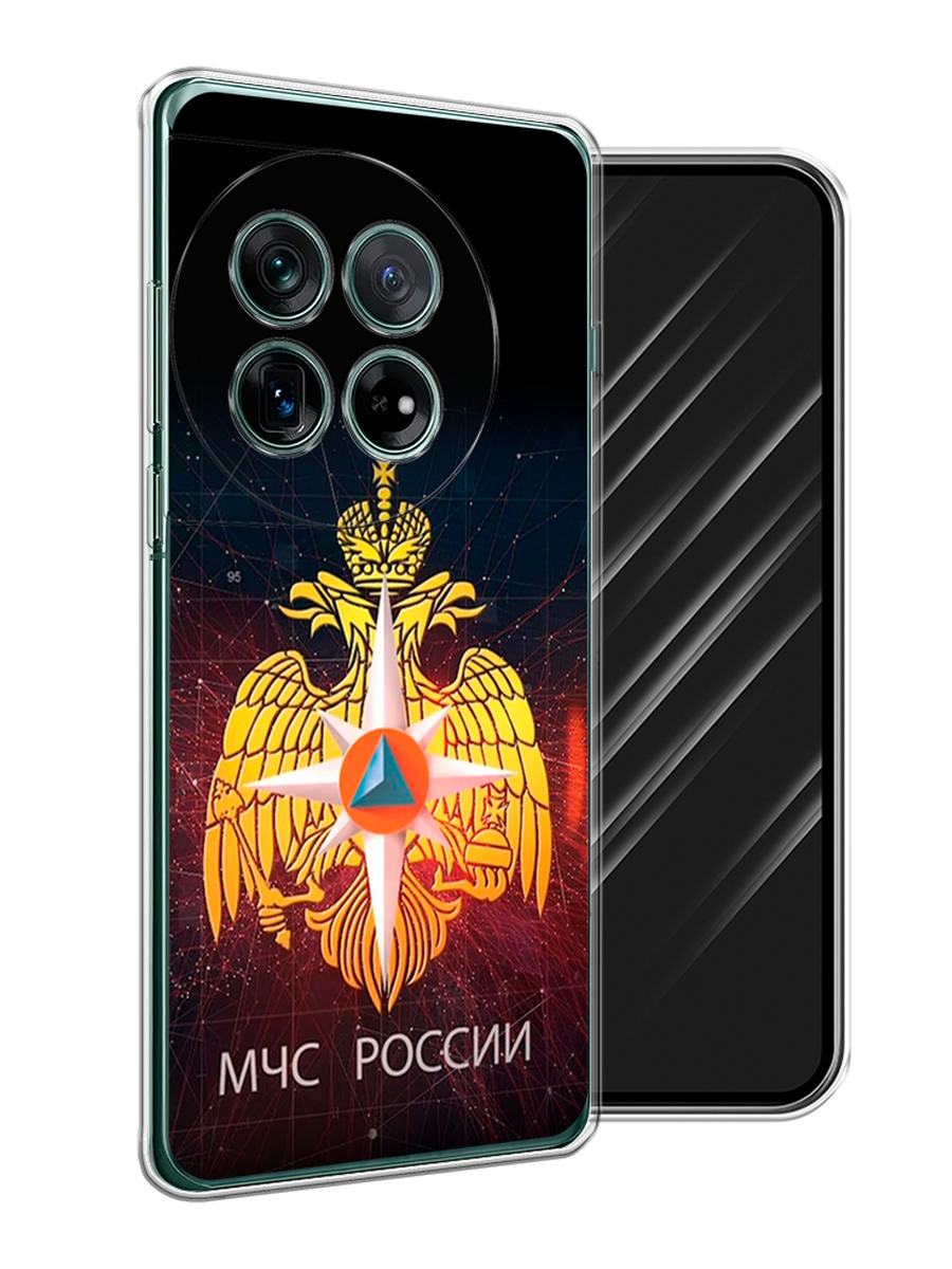 

Чехол Awog на OnePlus 12 "МЧС России", Черный;желтый;красный, 154450-1