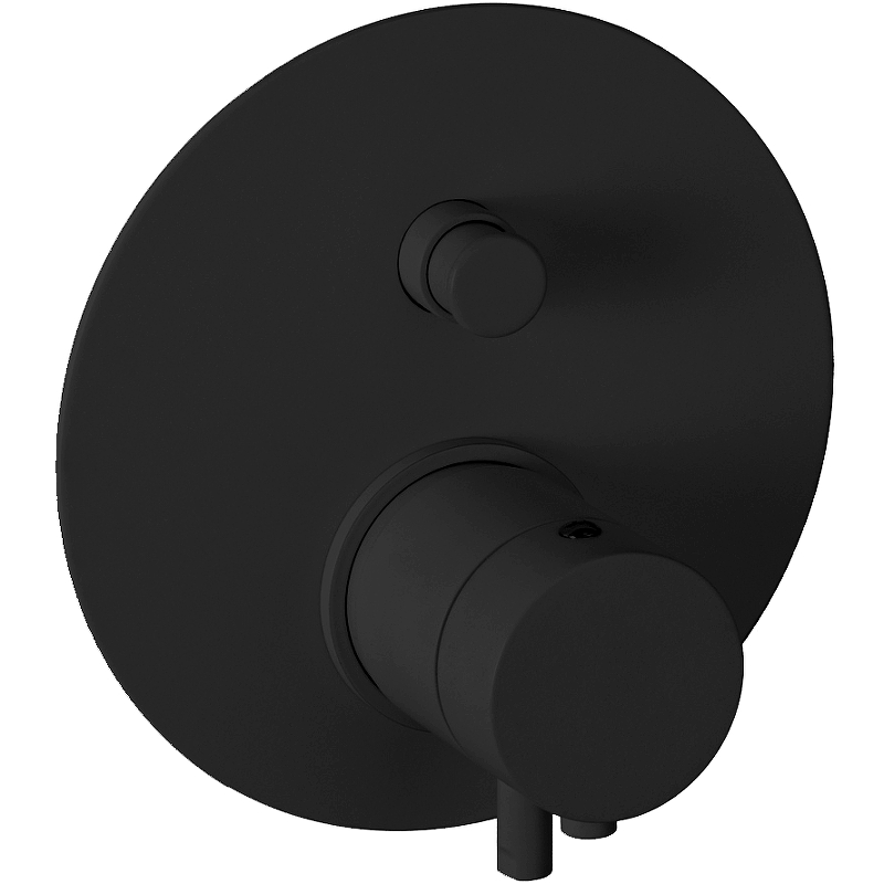 

Смеситель для душа Remer Minimal Thermo NT09KBNO с термостатом Черный матовый