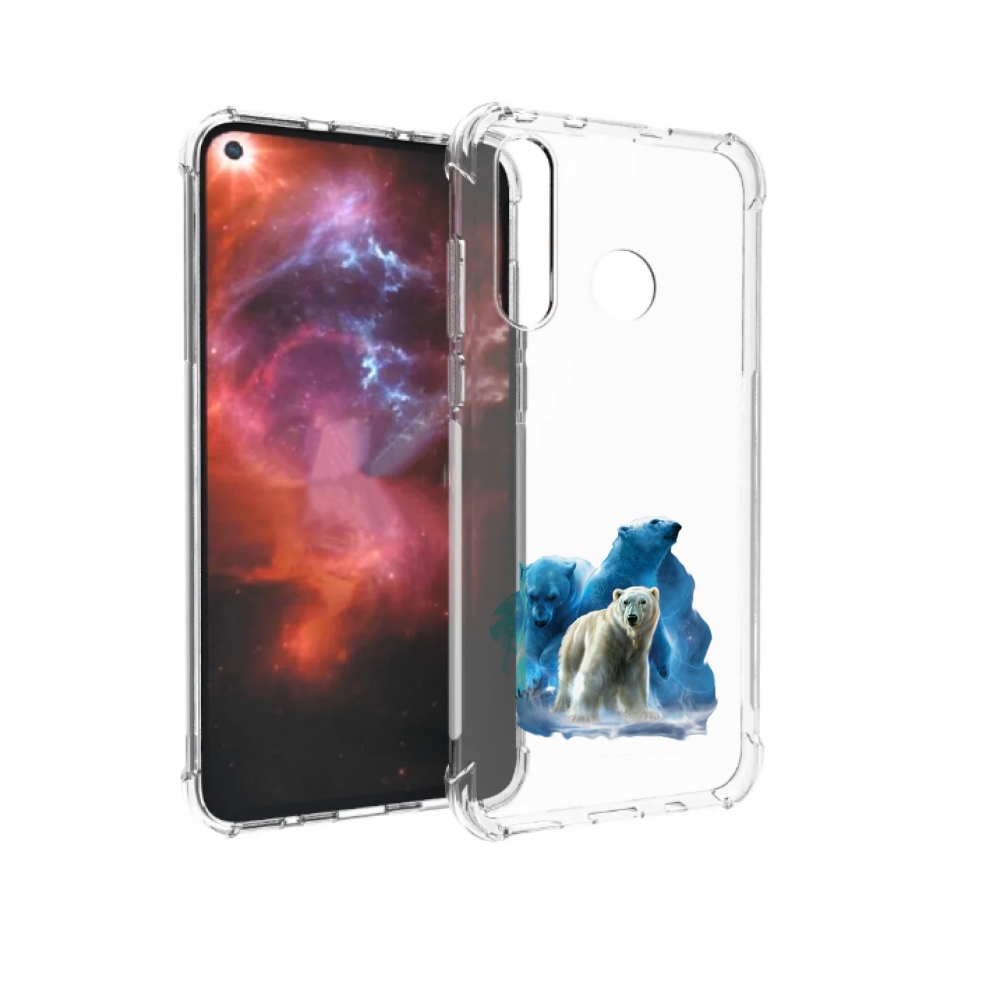 

Чехол бампер MyPads полярный медведь для Huawei Nova 4 противоуд, Прозрачный, Tocco