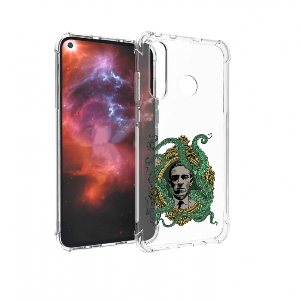 

Чехол бампер MyPads портрет с кракеном для Huawei Nova 4 противо, Прозрачный, Tocco