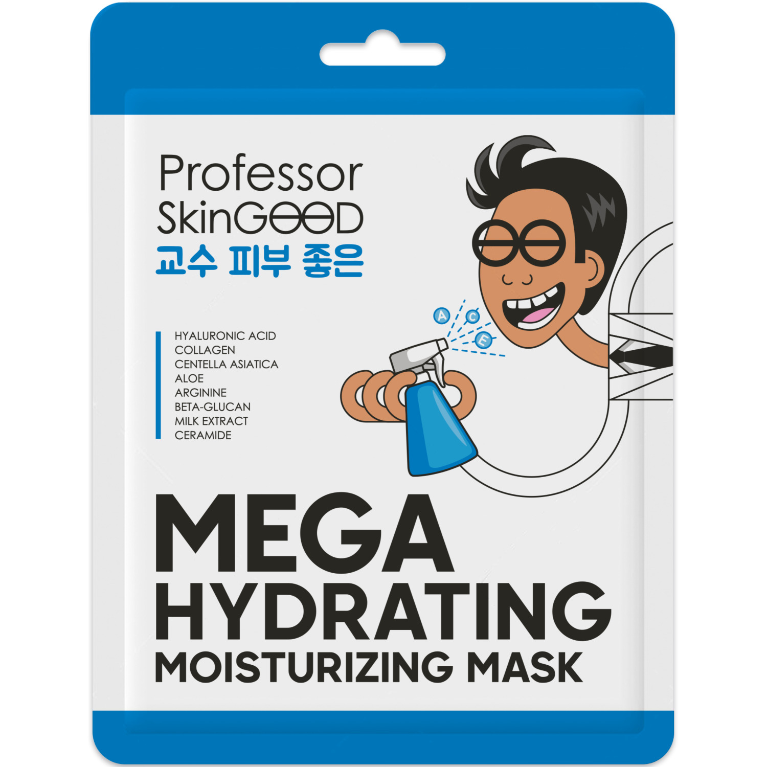 фото Professor skingood увлажняющая маска mega hydrating moisturizing mask 1шт