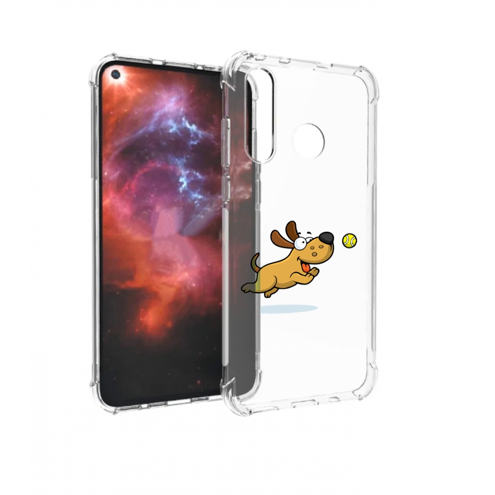 

Чехол бампер MyPads пёсик для Huawei Nova 4 противоударный, Прозрачный, Tocco