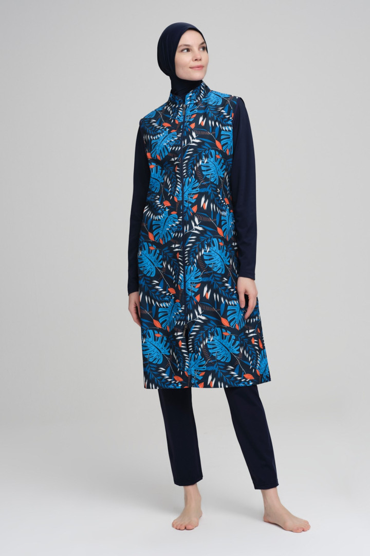 

Буркини женский Hasema 2256 синий 2XL (товары доставляются из-за рубежа), 2256