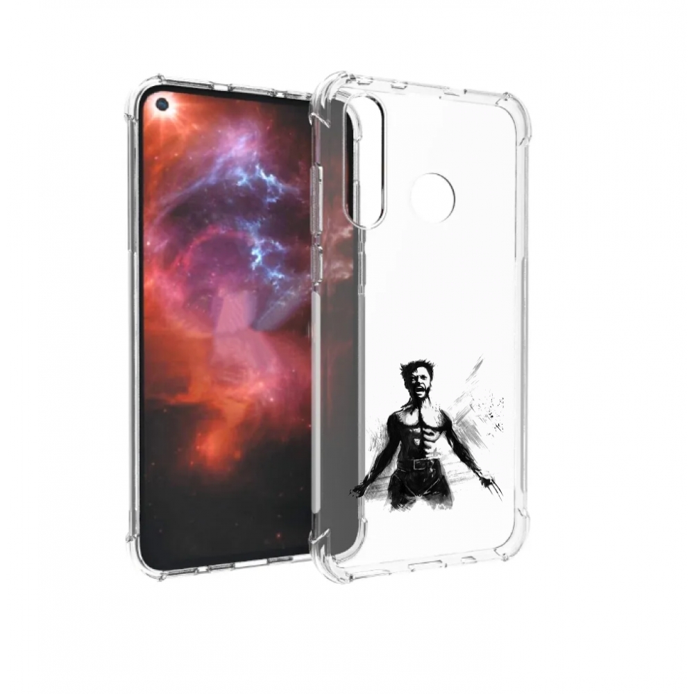 

Чехол бампер MyPads росомаха для Huawei Nova 4 противоударный, Прозрачный, Tocco