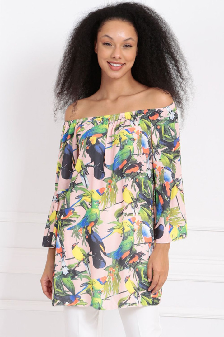 

Блуза женская Sense 132489 серая 38 (товары доставляются из-за рубежа), 132489