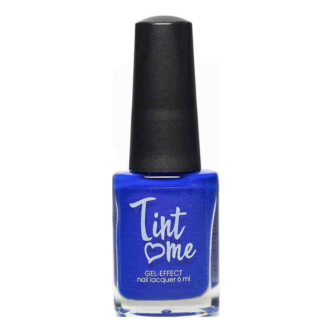 фото Лак для ногтей tint me 24 charming blue синий 6 мл