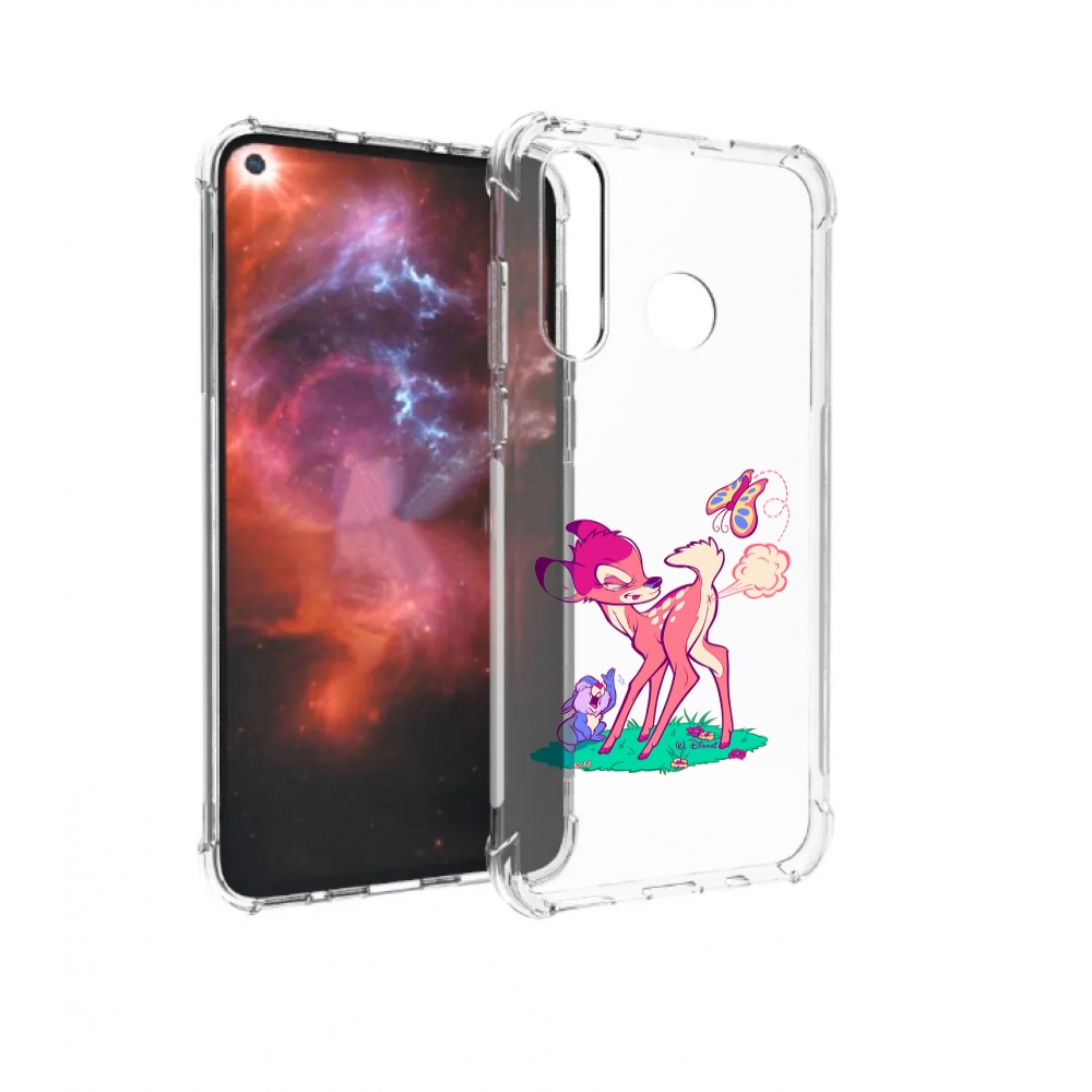 

Чехол бампер MyPads смешной олененок для Huawei Nova 4 противоуд, Прозрачный, Tocco