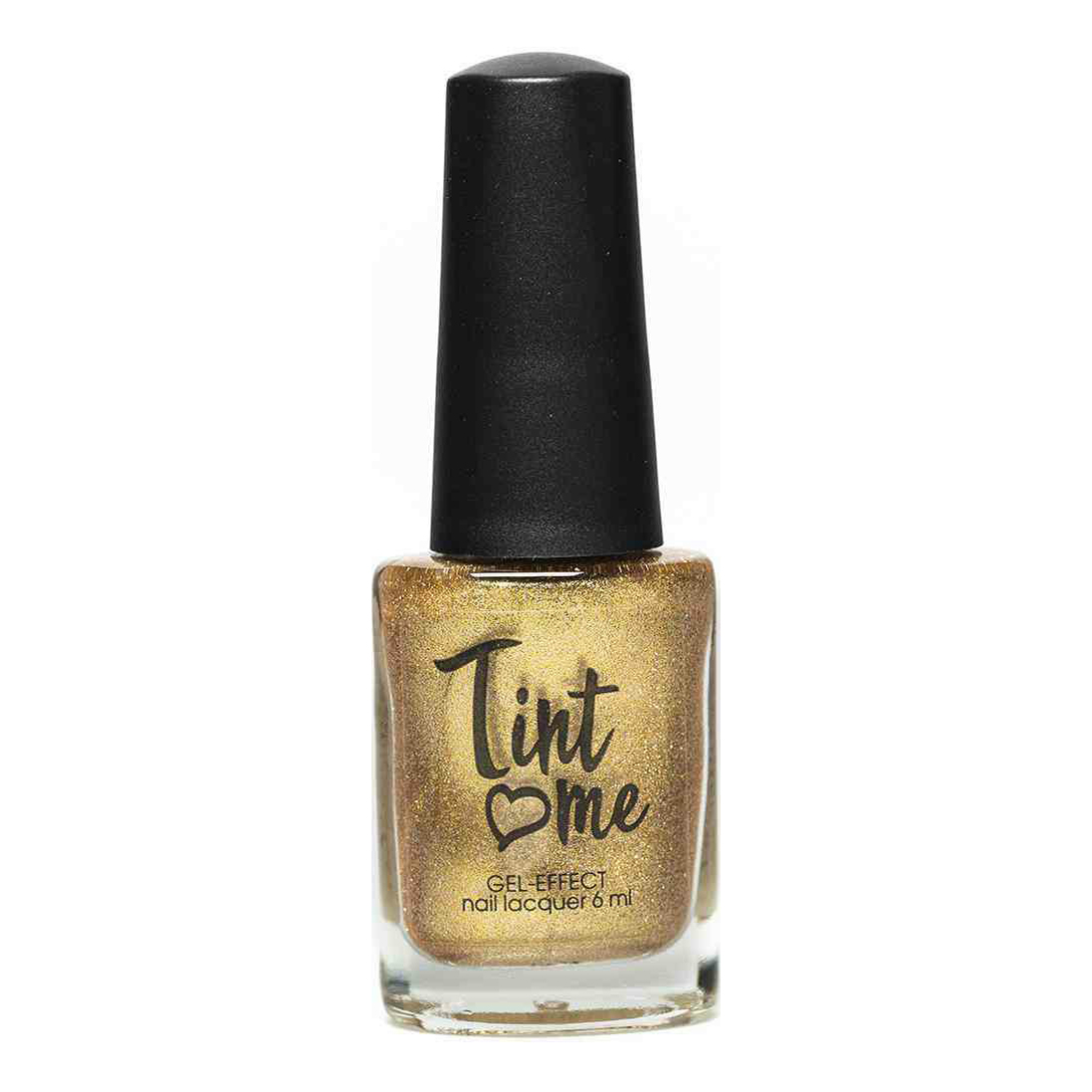 фото Лак для ногтей tint me 33 christmas gold золотой 6 мл