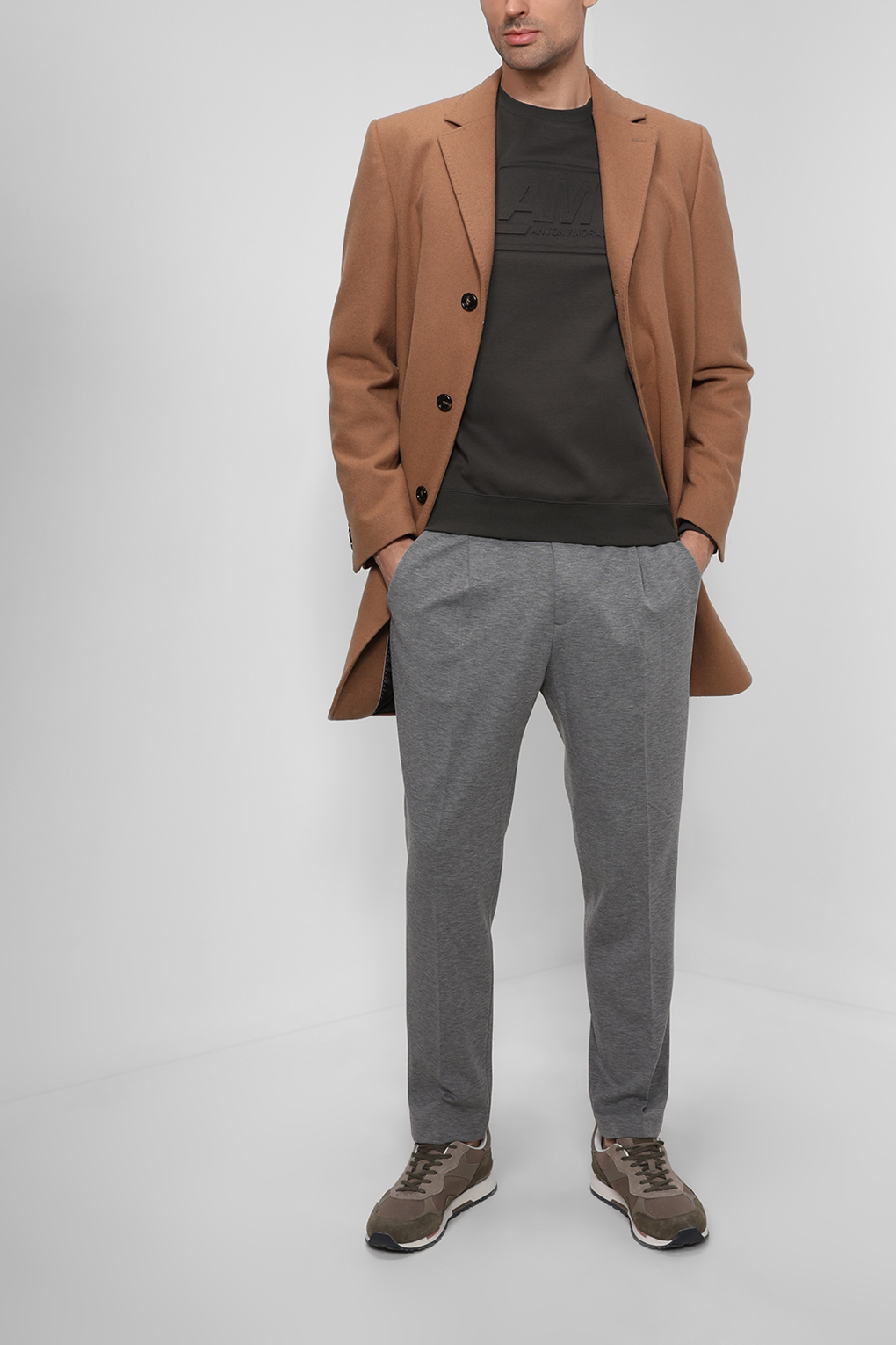 

Брюки мужские Antony Morato MMTR00646 серые 48, Серый, MMTR00646