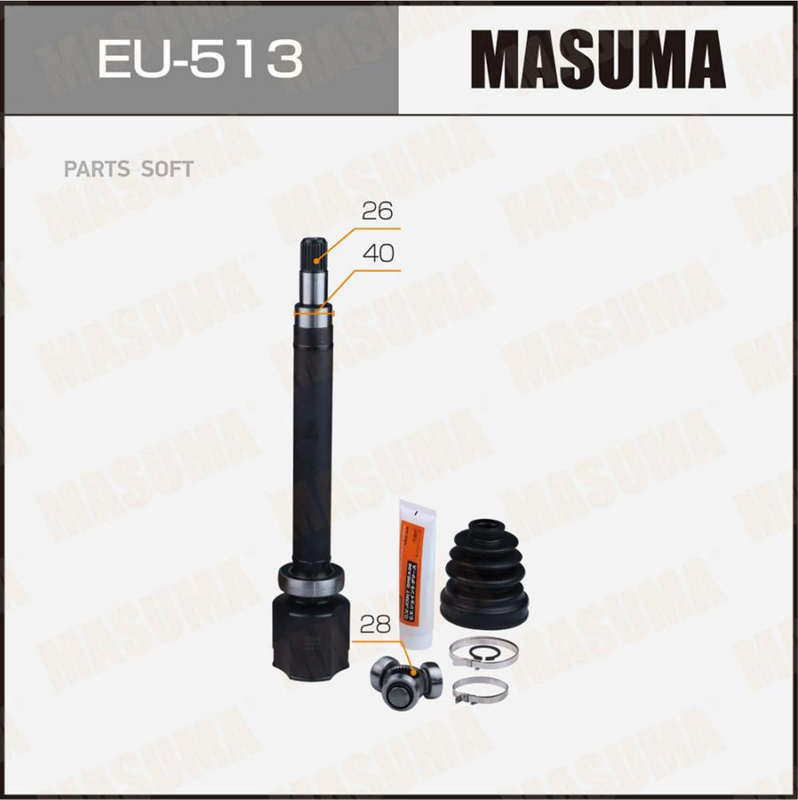 

ШРУС MASUMA 28х40х26 RH (1/6)