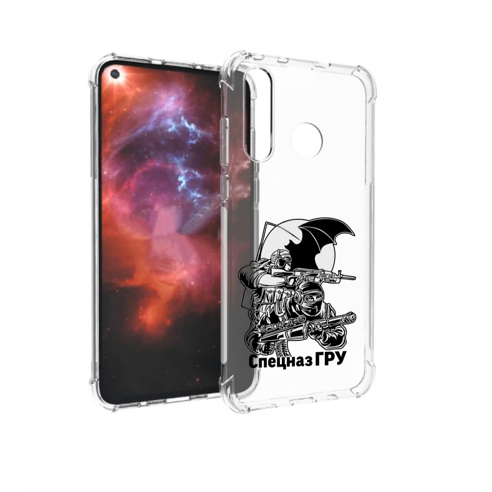 

Чехол бампер MyPads спецназ гру для Huawei Nova 4 противоударный, Прозрачный, Tocco