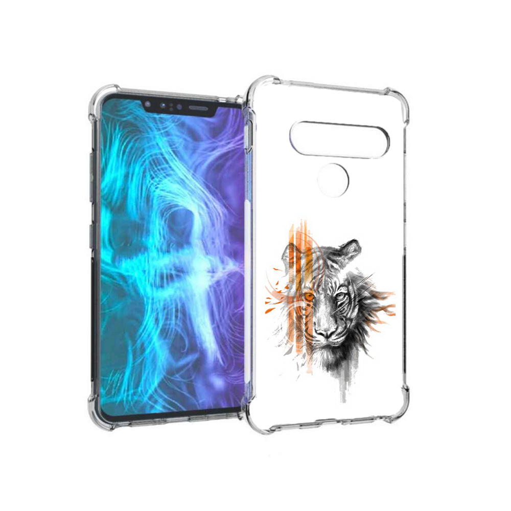 

Чехол MyPads Tocco для LG G8 огненный тигр (PT135945.77.526), Tocco
