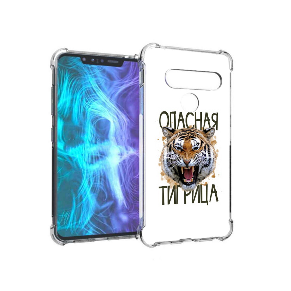 

Чехол MyPads Tocco для LG G8 опасная тигрица (PT135945.77.527), Tocco