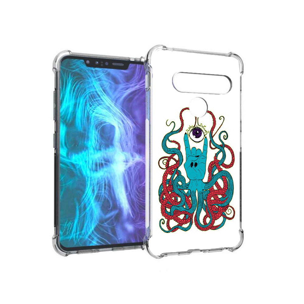 

Чехол MyPads Tocco для LG G8 осьминог-рука абстракция (PT135945.77.530), Tocco