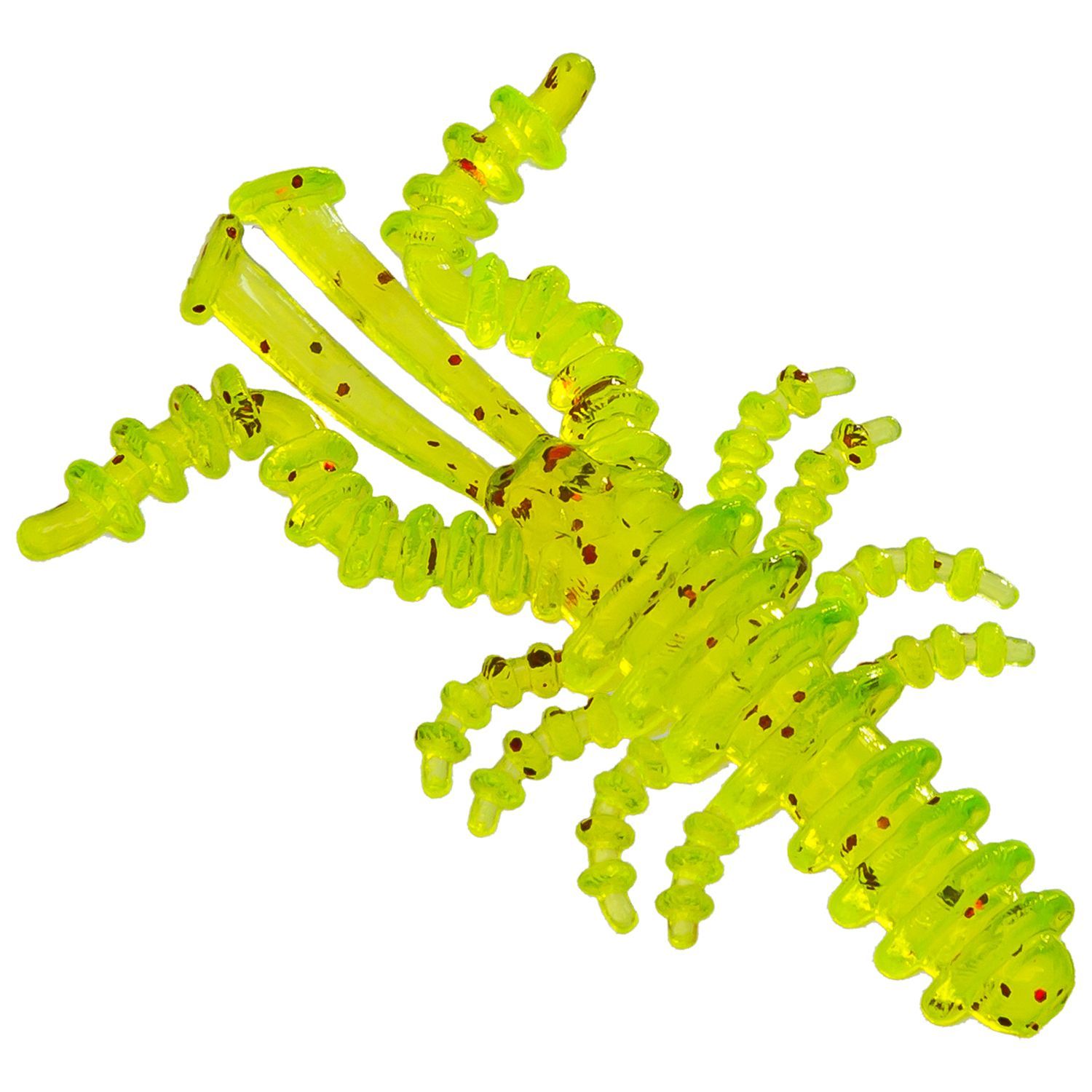

Силиконовая приманка Esox Musya 35 мм цвет FK023 Red Chartreuse 9 шт, Musya