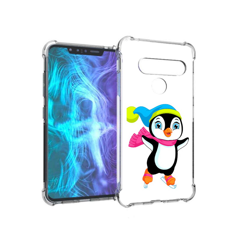 

Чехол MyPads Tocco для LG G8 пингвин на коньках (PT135945.77.540), Tocco