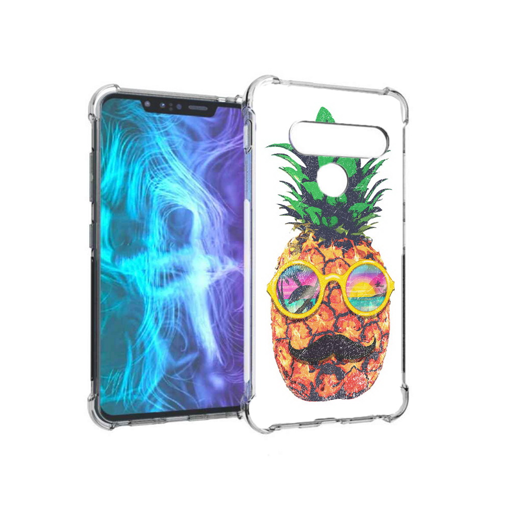 

Чехол MyPads Tocco для LG G8 прикольный ананас с лицом (PT135945.77.556), Tocco