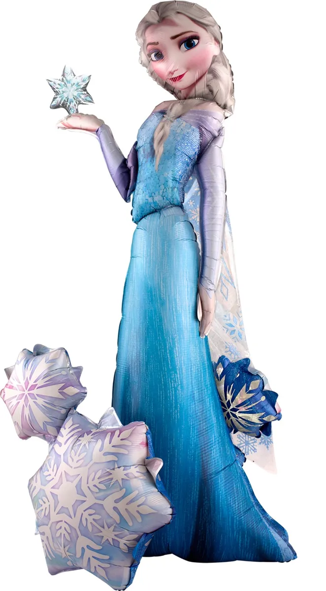 Ходячий воздушный шар Anagram фольгированный Холодное сердце Эльза, 144 см 1208-0346