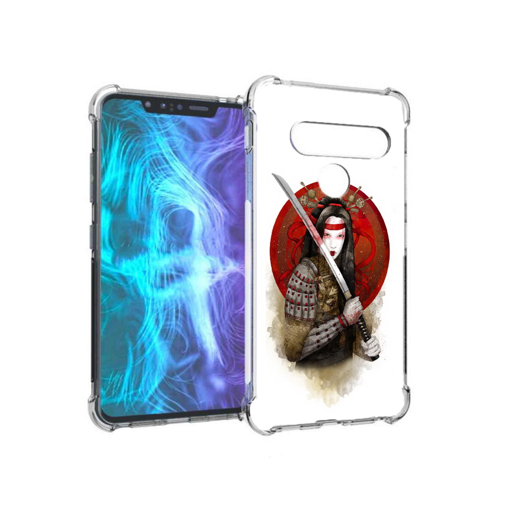 

Чехол MyPads Tocco для LG G8 рисованная девушка с катаной (PT135945.77.580), Tocco