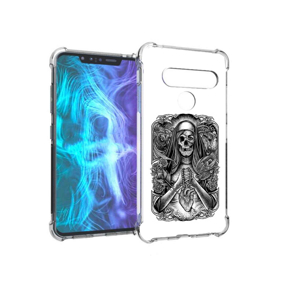 

Чехол MyPads Tocco для LG G8 скелет с сердцем (PT135945.77.603), Tocco