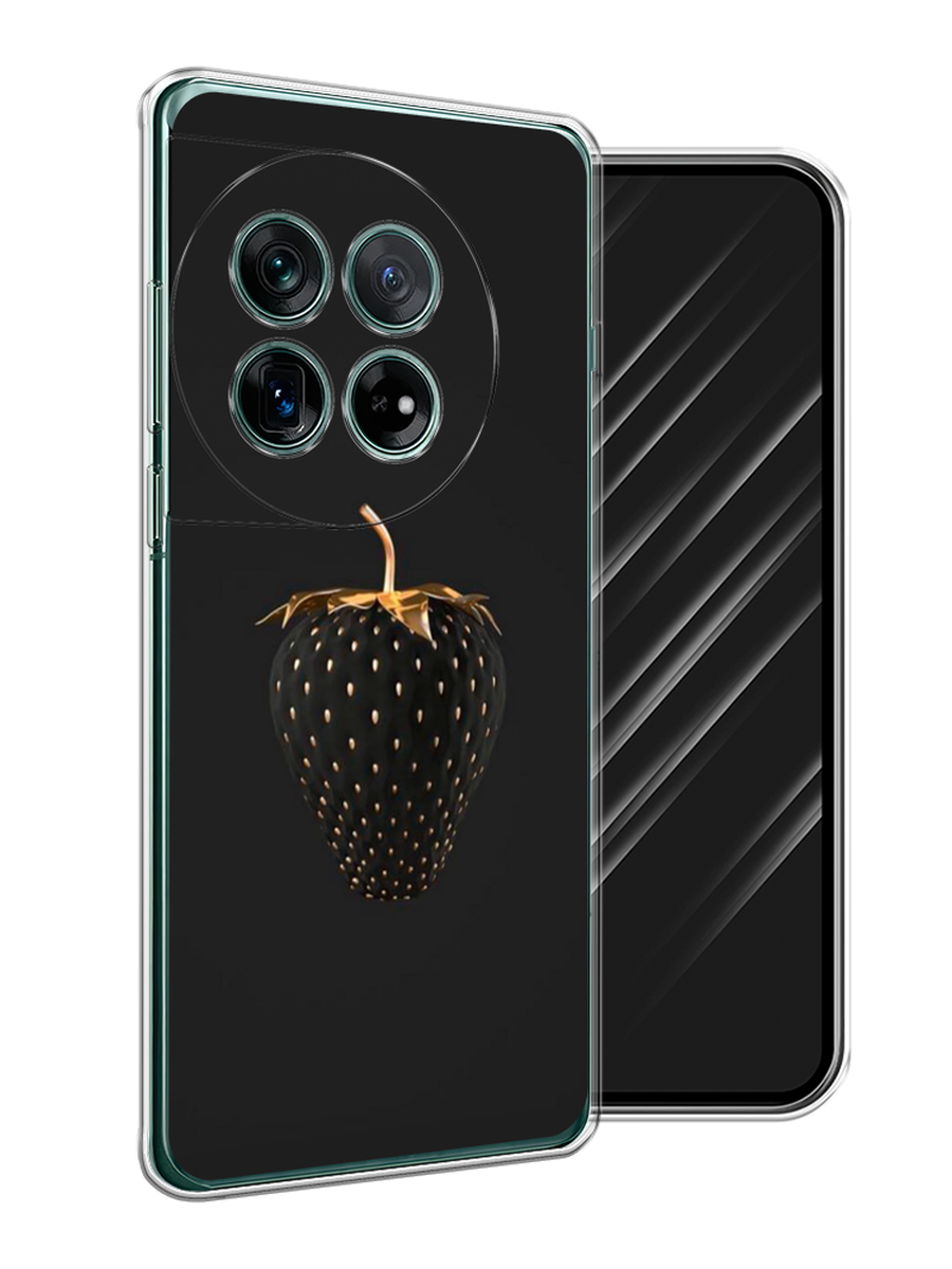 

Чехол Awog на OnePlus 12 "Черно-золотая клубника", Черный;золотистый, 154450-1