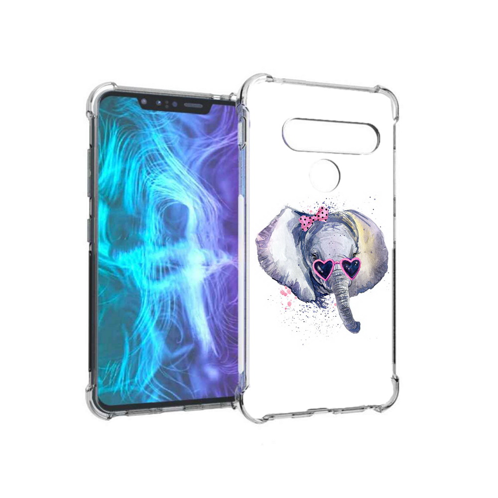 

Чехол MyPads Tocco для LG G8 слоник в очках (PT135945.77.608), Tocco