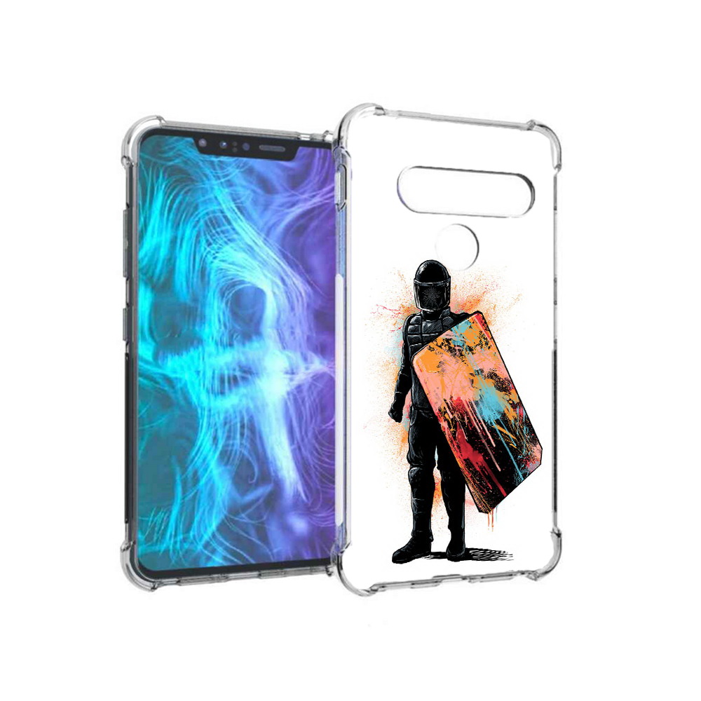 

Чехол MyPads Tocco для LG G8 солдат с красочным щитом (PT135945.77.614), Tocco
