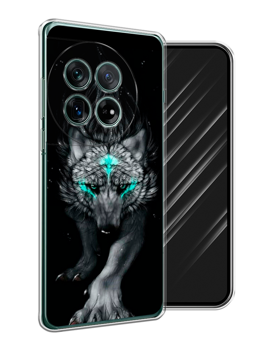 

Чехол Awog на OnePlus 12 "Волшебный волк", Черный;серый, 154450-1