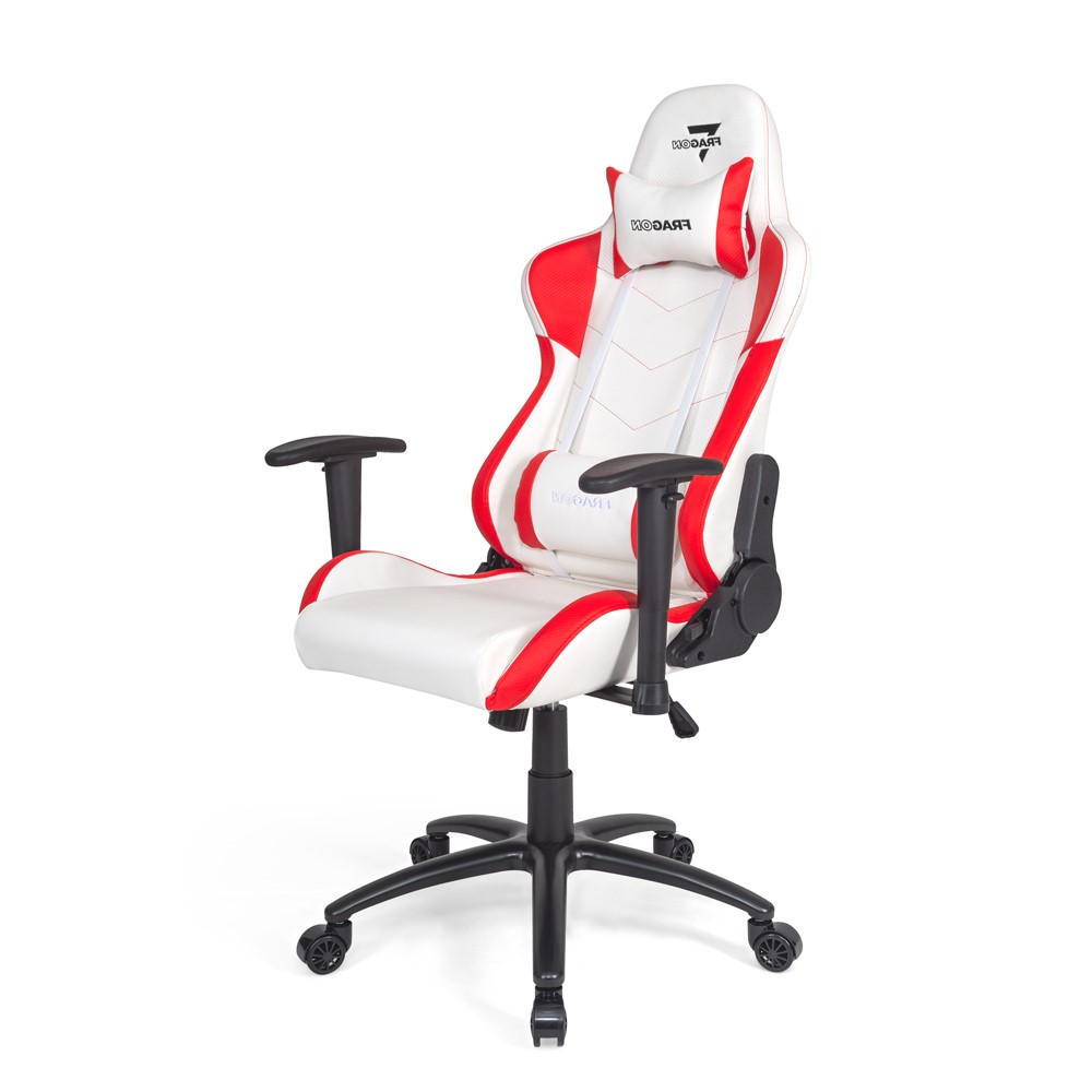 фото Игровое кресло для компьютера glhf 2x white/red