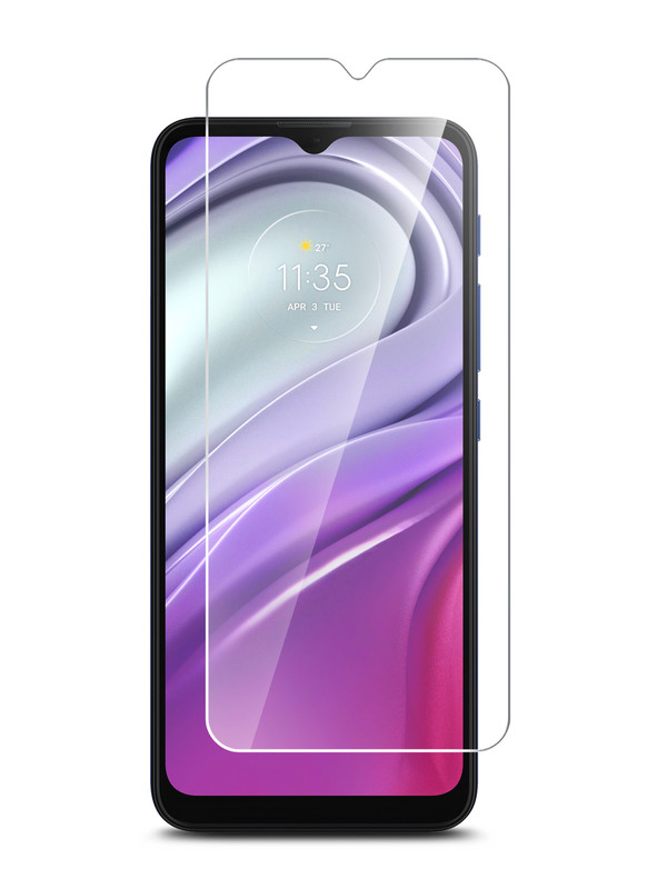 

Защитное стекло для Motorola Moto G20 гибридное прозрачное, Motorola Moto G20