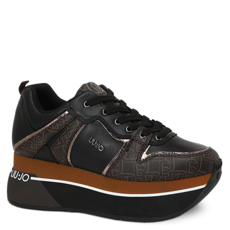 

Кроссовки женские Liu Jo BF3173 черные 40 EU, Черный, BF3173