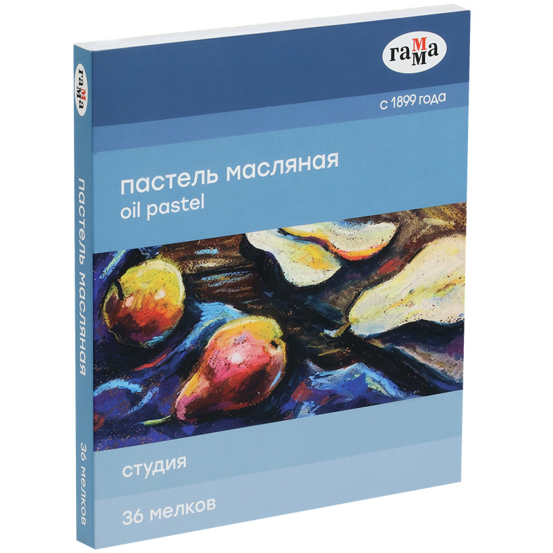 

Пастель масляная Гамма Студия, круглое сечение, 36 цветов, Разноцветный