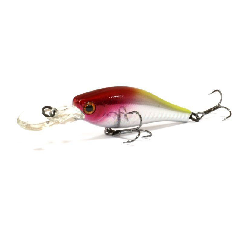 

Воблер Tsuribito Super Shad 60F, цвет 015, Красный;серебристый;желтый, Super Shad