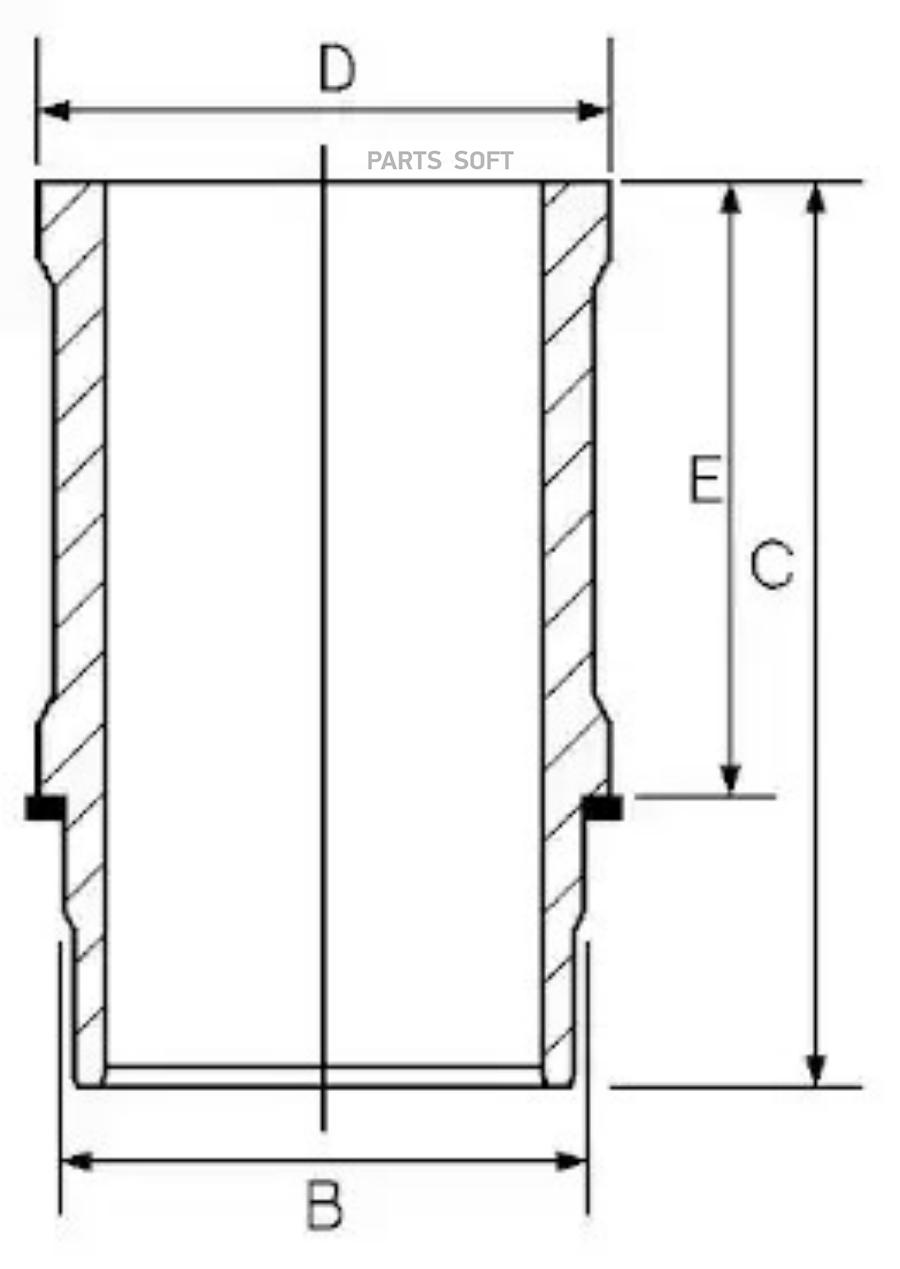 

Гильза цилиндра ДВС