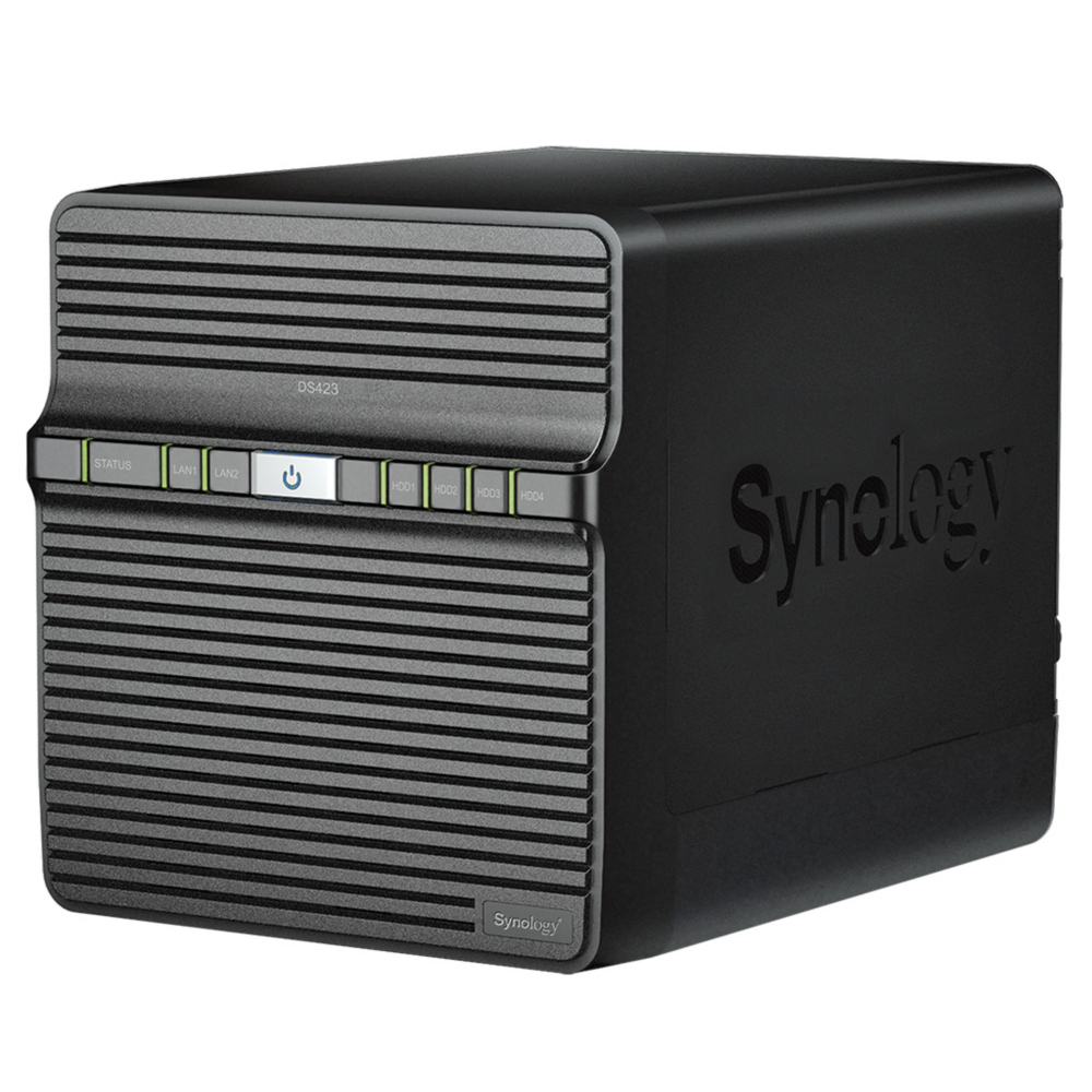 Сетевое хранилище данных Synology черный (DS423) 600013901102