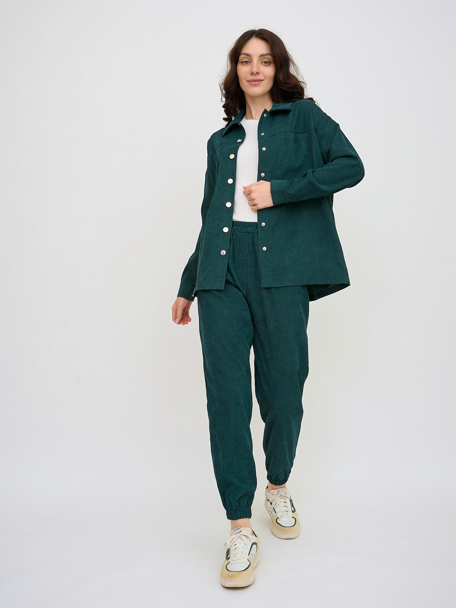 

Костюм женский BrandStoff BS18161 зеленый 46 RU, BS18161